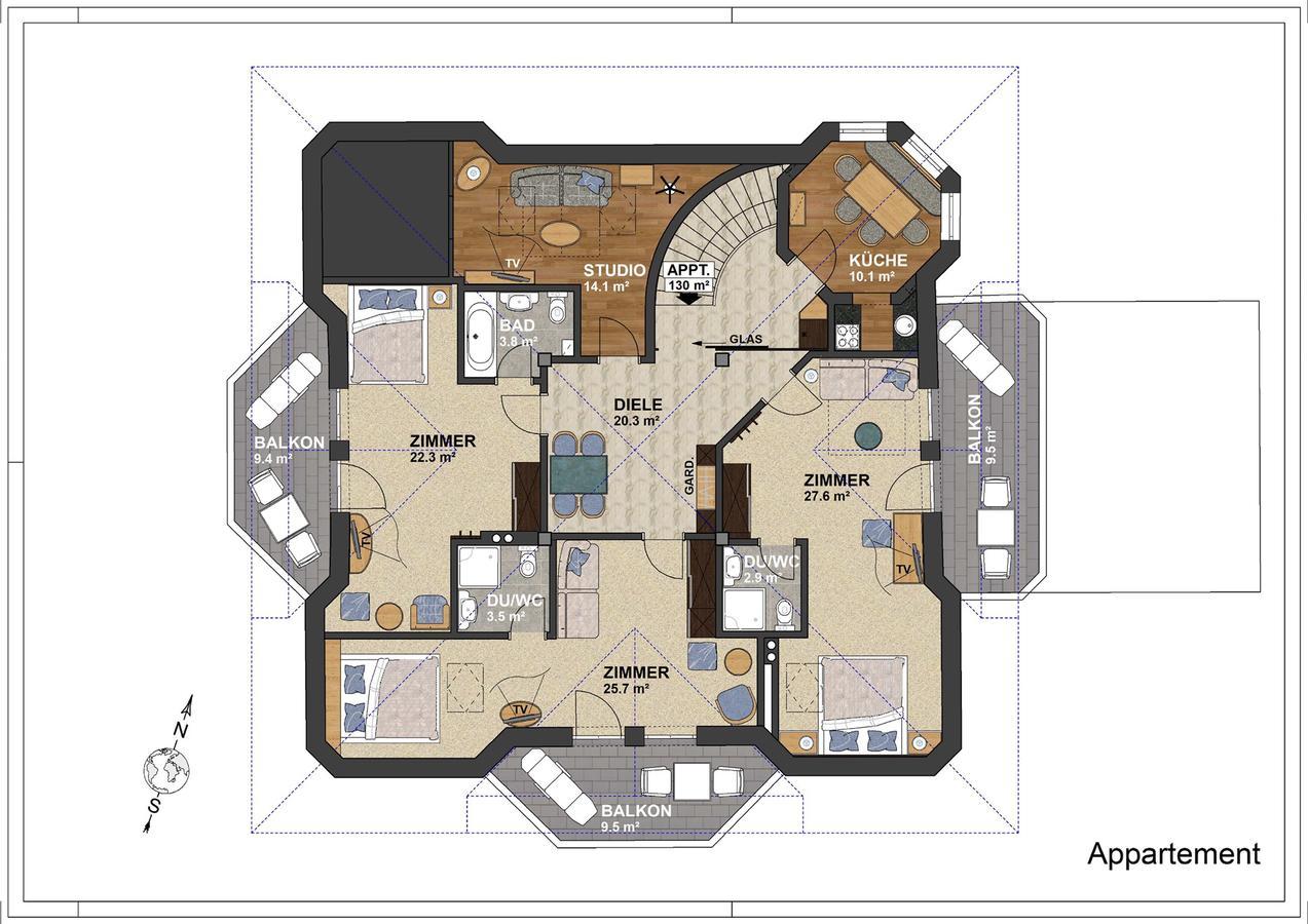 זולדן Villa Castelbell מראה חיצוני תמונה
